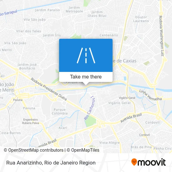 Rua Anarizinho map