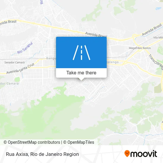 Rua Axixa map