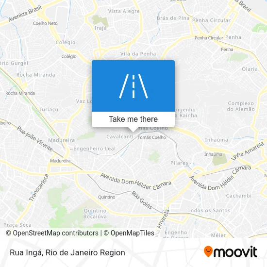 Rua Ingá map