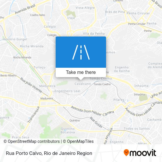 Rua Porto Calvo map
