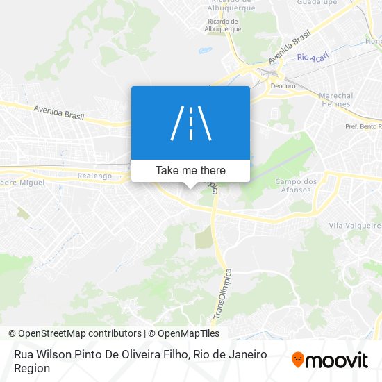 Mapa Rua Wilson Pinto De Oliveira Filho