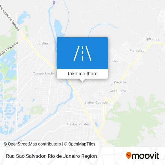 Rua Sao Salvador map