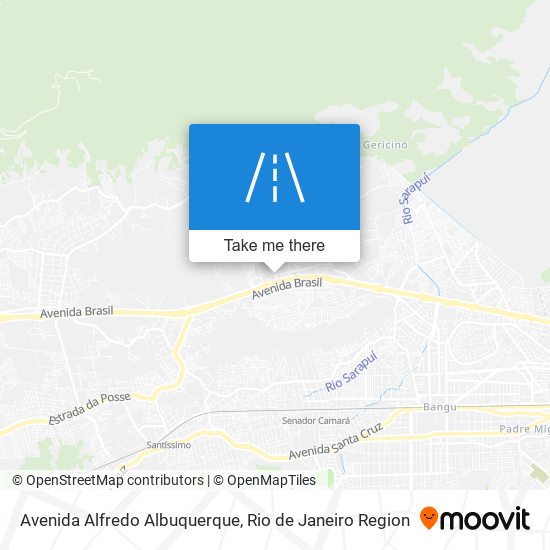 Mapa Avenida Alfredo Albuquerque