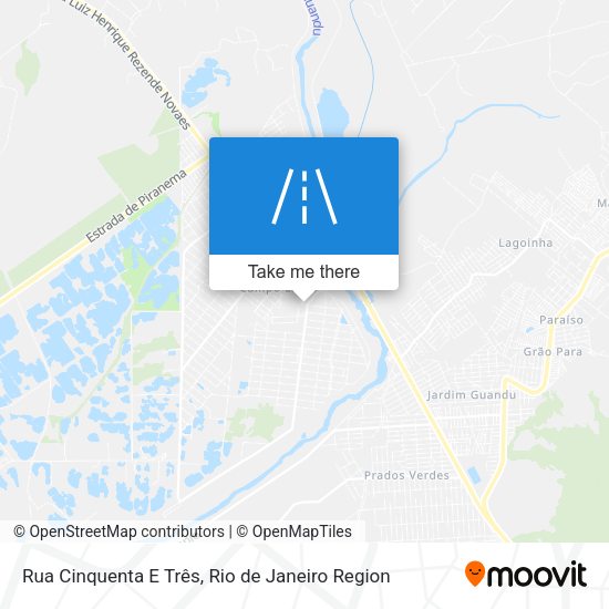 Rua Cinquenta E Três map