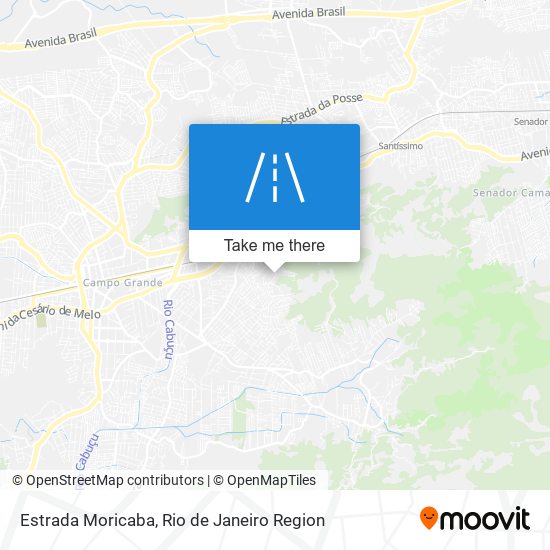 Mapa Estrada Moricaba