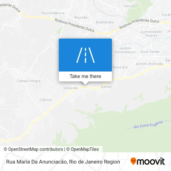 Rua Maria Da Anunciacão map