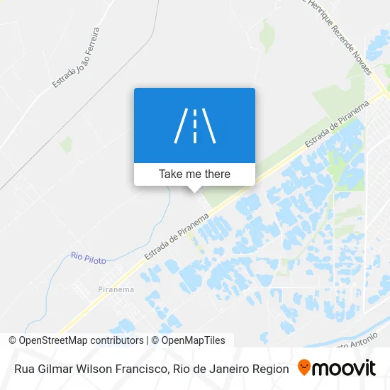 Rua Gilmar Wilson Francisco map