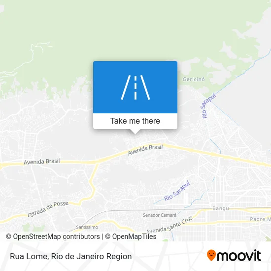 Rua Lome map