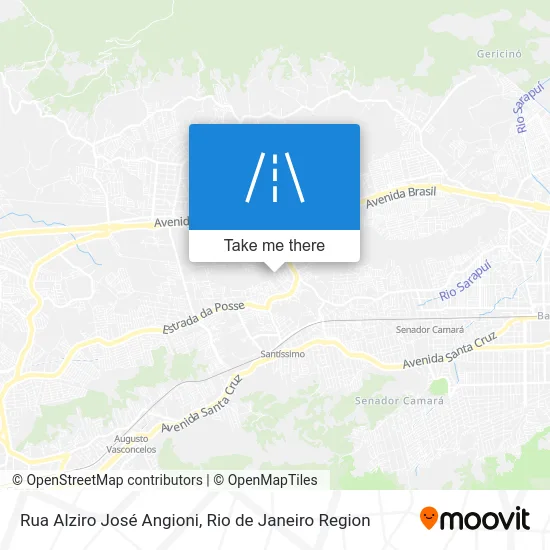Rua Alziro José Angioni map