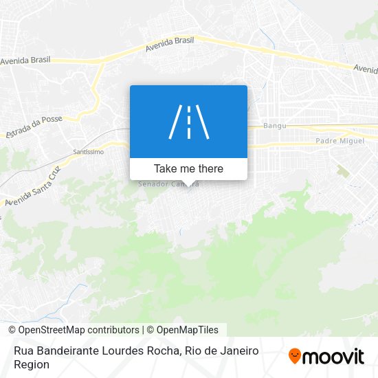Rua Bandeirante Lourdes Rocha map