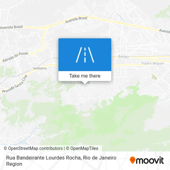 Rua Bandeirante Lourdes Rocha map