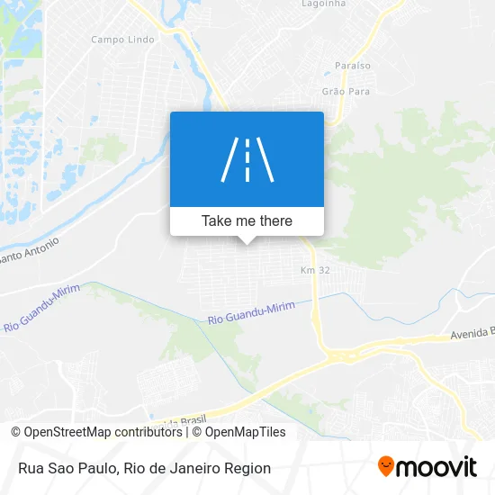 Rua Sao Paulo map