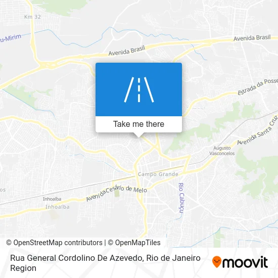 Rua General Cordolino De Azevedo map