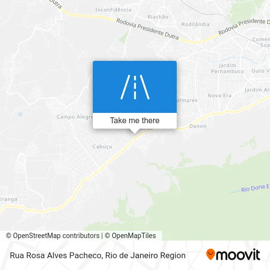 Rua Rosa Alves Pacheco map