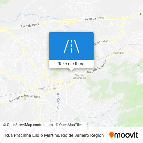 Rua Pracinha Elidio Martins map