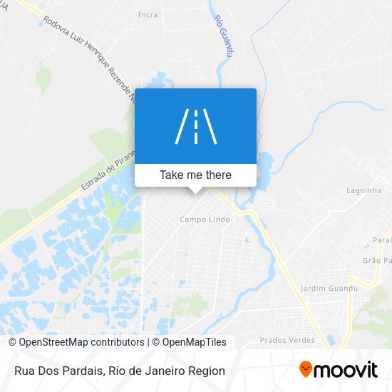 Rua Dos Pardais map