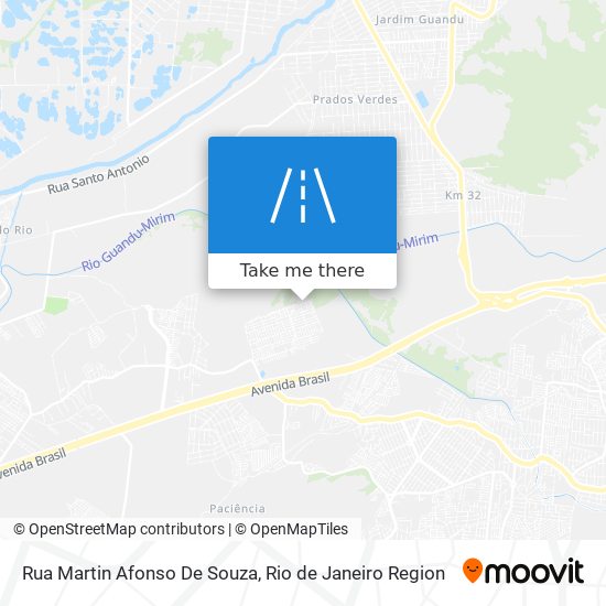 Mapa Rua Martin Afonso De Souza