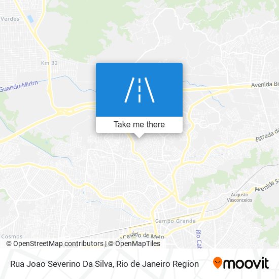 Mapa Rua Joao Severino Da Silva
