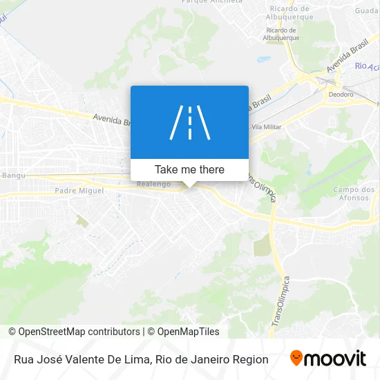Rua José Valente De Lima map
