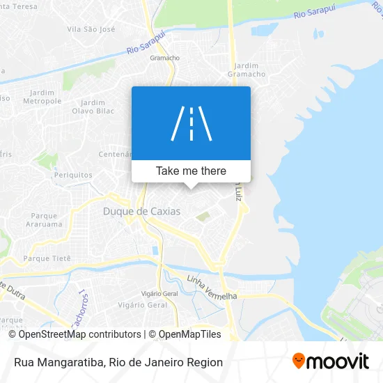 Rua Mangaratiba map