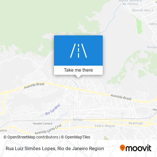 Mapa Rua Luiz Simões Lopes