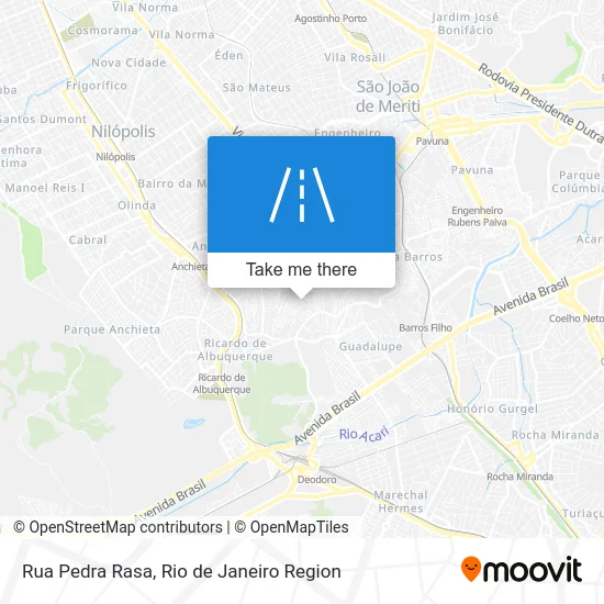 Rua Pedra Rasa map