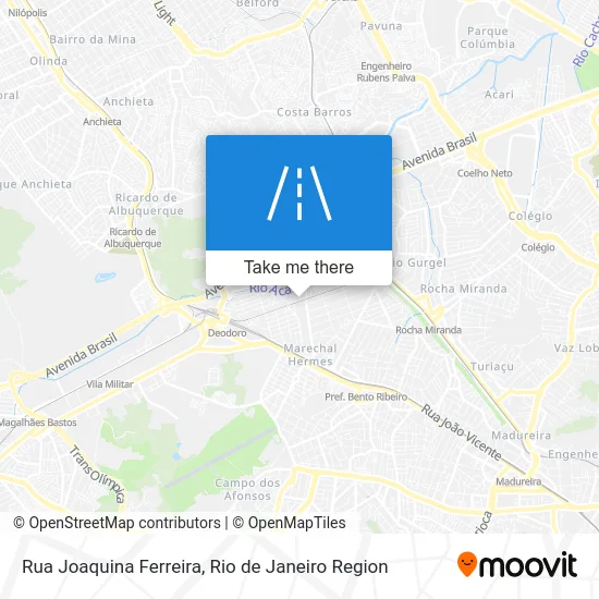 Rua Joaquina Ferreira map