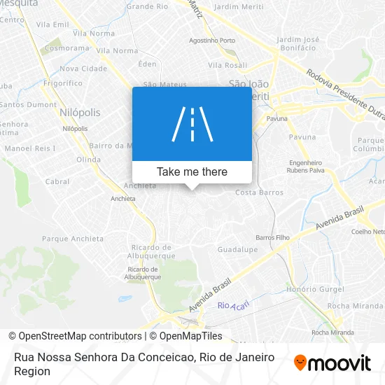 Rua Nossa Senhora Da Conceicao map