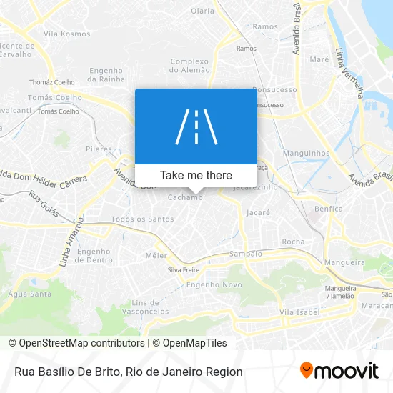 Rua Basílio De Brito map