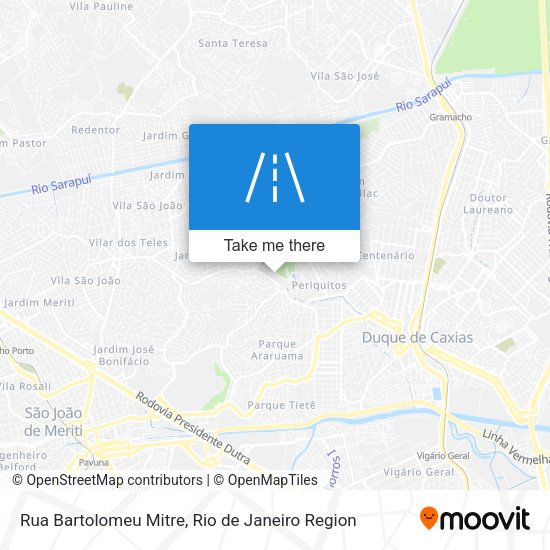 Rua Bartolomeu Mitre map