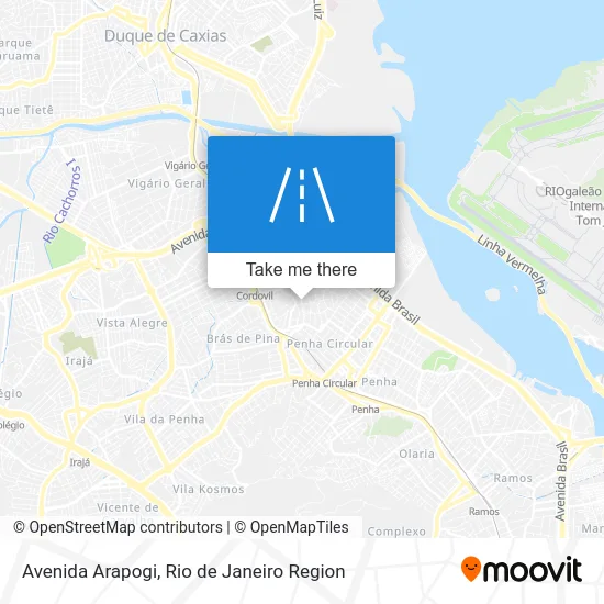 Avenida Arapogi map