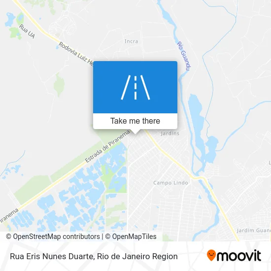 Rua Eris Nunes Duarte map