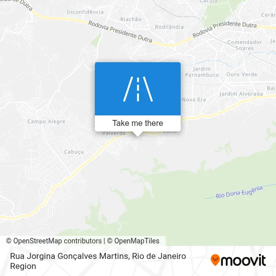 Rua Jorgina Gonçalves Martins map