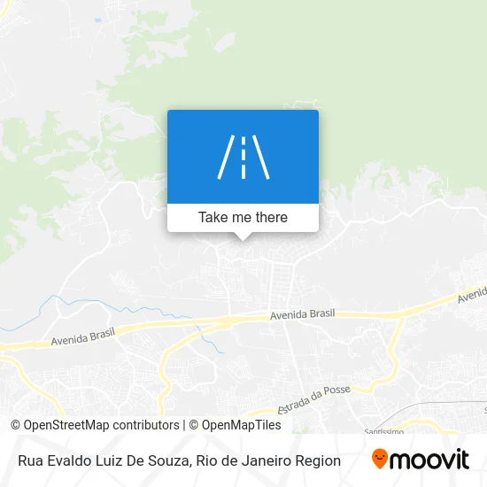 Rua Evaldo Luiz De Souza map