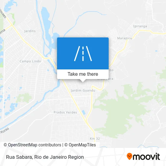 Rua Sabara map
