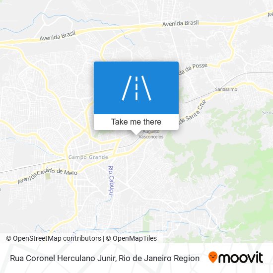 Mapa Rua Coronel Herculano Junir