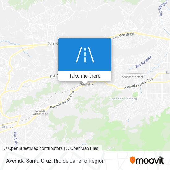 Avenida Santa Cruz map