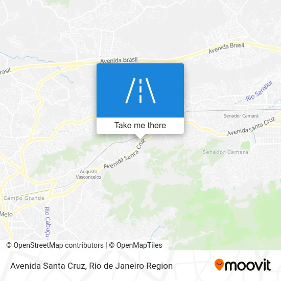 Avenida Santa Cruz map
