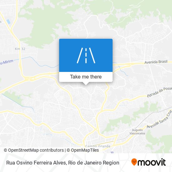 Rua Osvino Ferreira Alves map