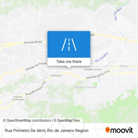 Rua Primeiro De Abril map