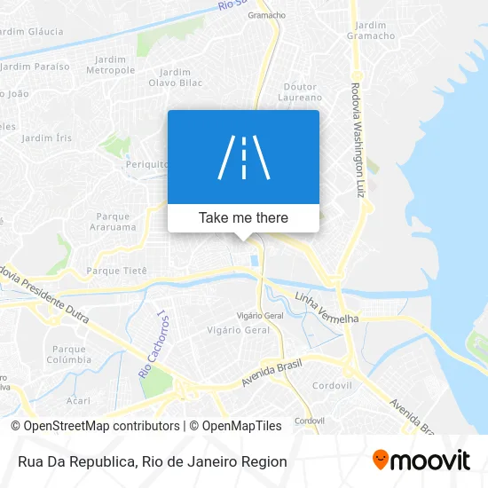 Rua Da Republica map