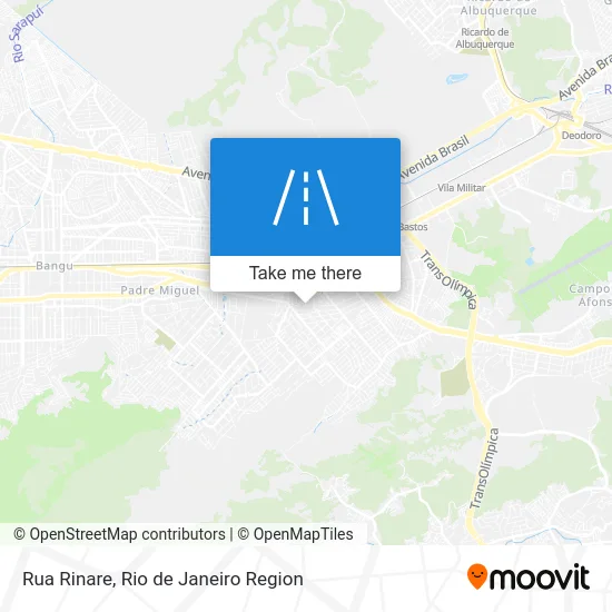 Rua Rinare map