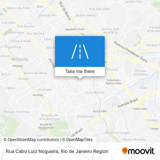Rua Cabo Luiz Nogueira map