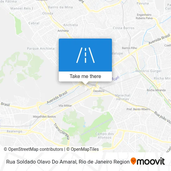 Rua Soldado Olavo Do Amaral map