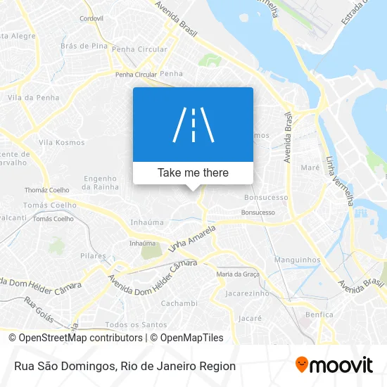 Rua São Domingos map
