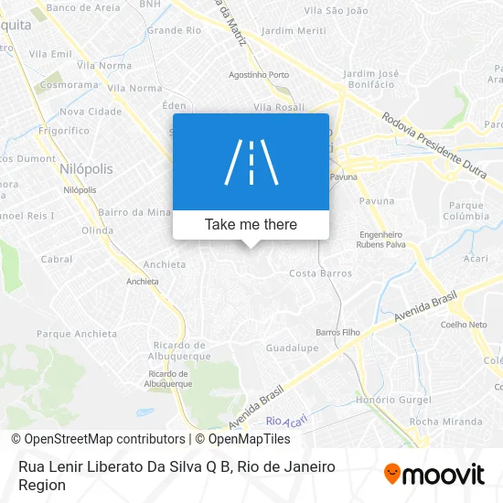 Rua Lenir Liberato Da Silva Q B map