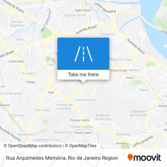Rua Arquimedes Memória map