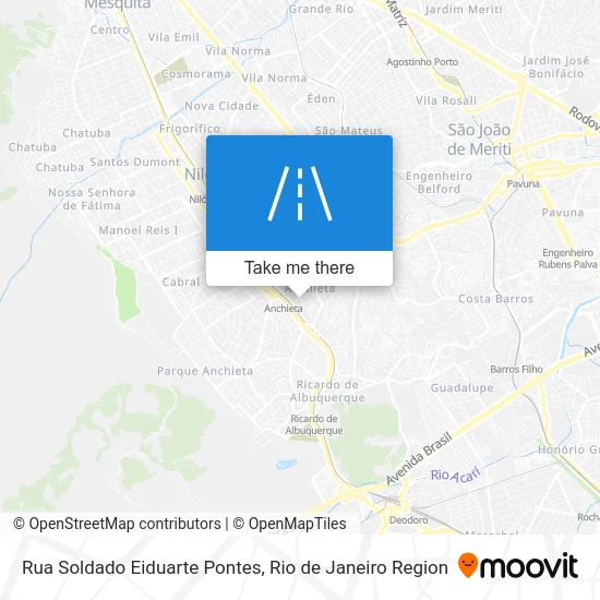Rua Soldado Eiduarte Pontes map