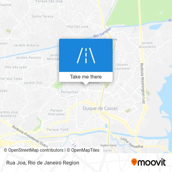 Rua Joa map