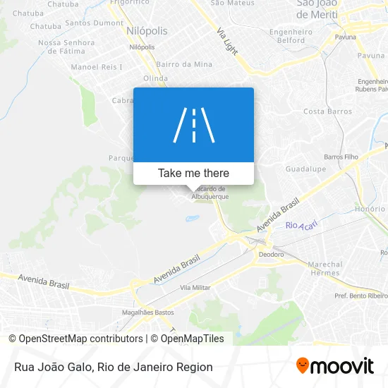 Rua João Galo map